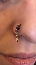 Load image into Gallery viewer, Amethyst Nose Ring